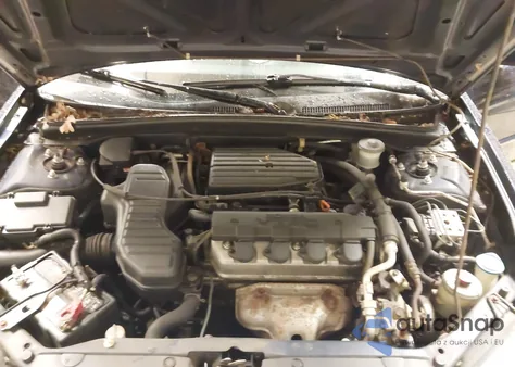 2002 Honda Civic Ex из США, поврежденный, VIN 2HGES26762H573680